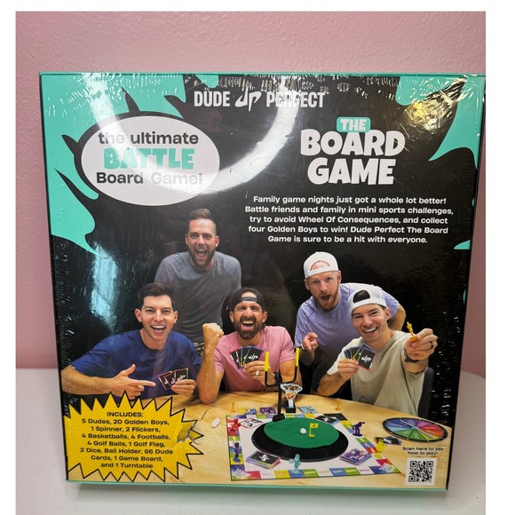 Dude Perfect The Board Game Ultimate Battle Mini Sports Challenges New Sealed - Picture 2 of 4